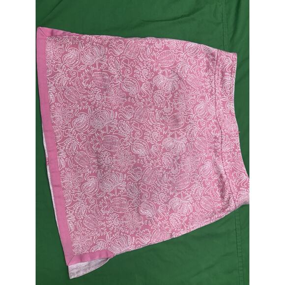 Vineyard Vines Shep & Ian Womens Blend Skirt Pink Size 6 Lined EUC Ribbon Accent - Picture 2 of 6